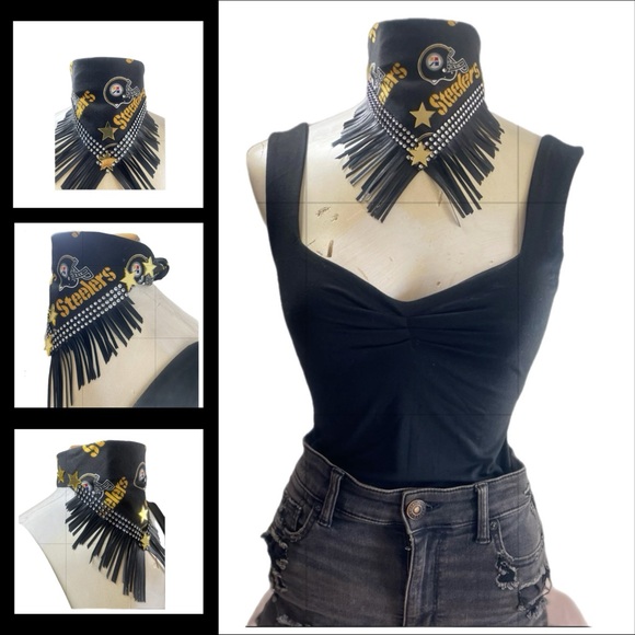 Pittsburgh Steelers Accessories - Black & Yellow Wild Rag